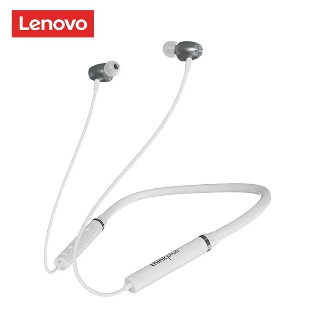Lenovo Thinkplus HE05X PX5 Waterproof Wireless Neckband Earphone Headphone white